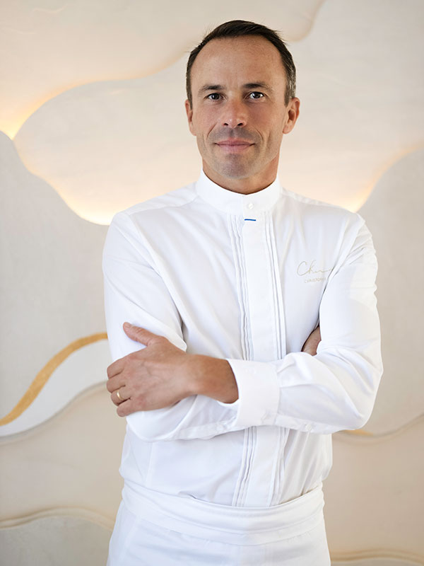 Christophe Hay, gérant du complexe hôtelier Fleur de Loire et chef de cuisine étoilé