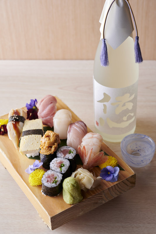 DENSHIN Yuki ~Snow~ x Premium Sushi Set